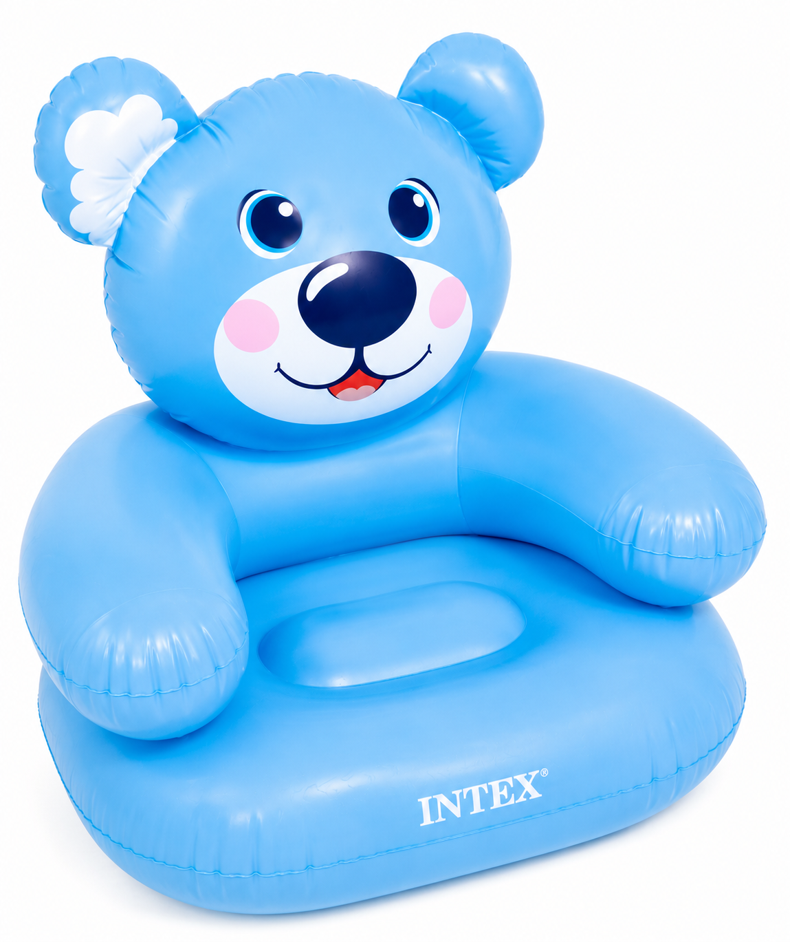 INTEX Kids Inflatable Bear Chair | Wet Set Collection | Soft Air Sofa Seat for Children (3–8 Years)